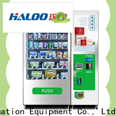 HALOO-DLE-10C+CRE-4A-006 Sex product condom automatic vending machine with 21.5inches ads touch screen133 1