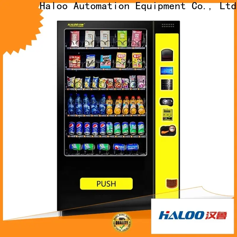 Haloo vending machine with elevator factory for snack 1