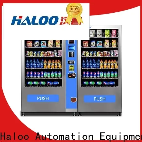 Haloo high capacity combination vending machines wholesale for snack 1
