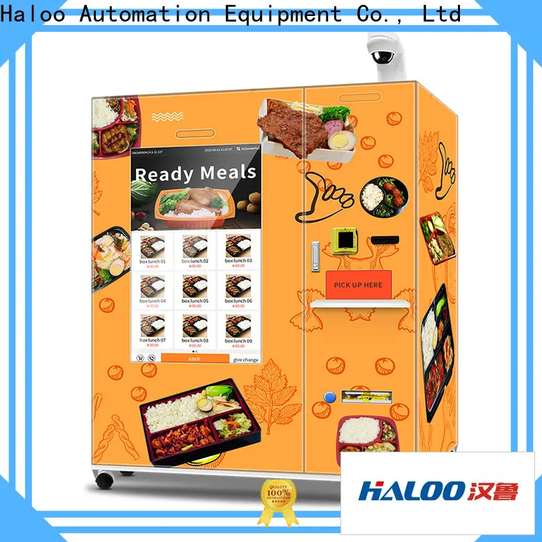 Haloo professional hot food vending machine supplier for food 1