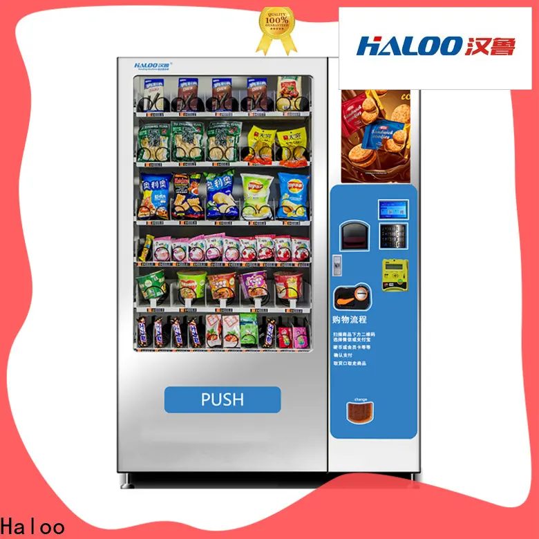 HALOO-DLE-10C+CRE-4A-006 Sex product condom automatic vending machine with 21.5inches ads touch screen147 1