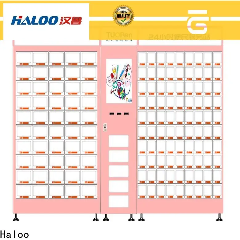 Haloo locker vending machine manufacturer for shopping mall 1