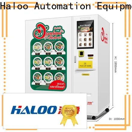 Haloo smart hot snack vending machine factory for snack 1