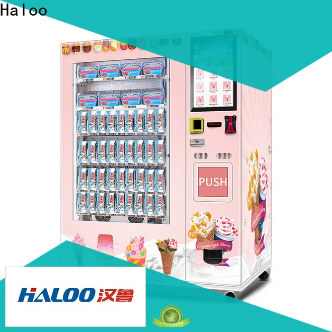 Haloo best ice cream vending machine for sale manufacturer for drink 1