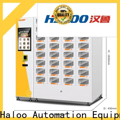 Haloo smart hot snack vending machine supplier for outdoor 1
