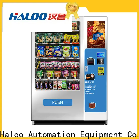 Haloo vending machine with elevator manufacturer for snack 1