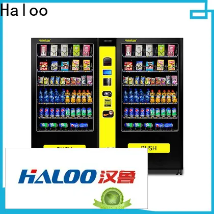 Haloo convenient combination vending machines supplier for food 1