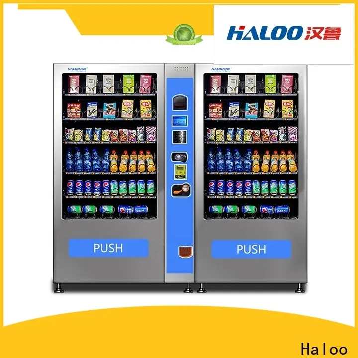 Haloo combo vending machines supplier for drink 1