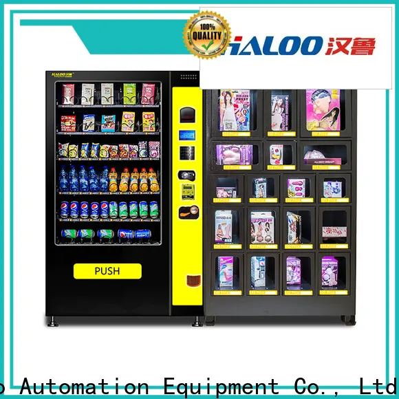 Haloo anti-theft combo vending machines supplier outdoor 1