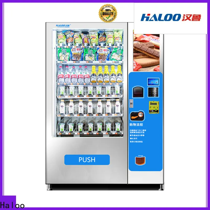 Haloo high quality vending machine with elevator factory for drink 1