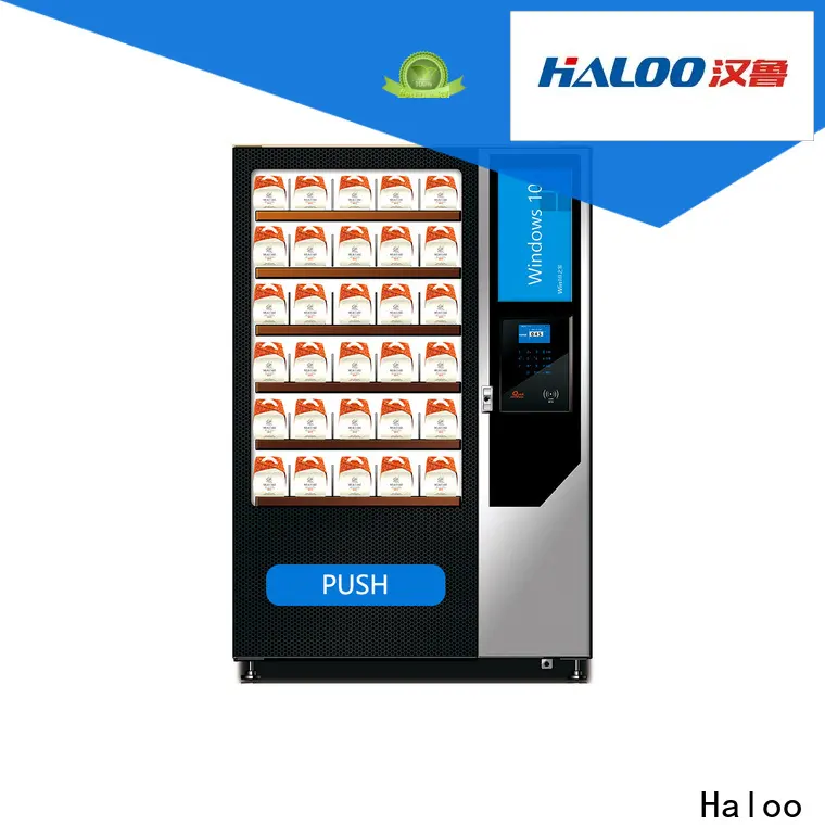 HALOO-DLE-10C+CRE-4A-006 Sex product condom automatic vending machine with 21.5inches ads touch screen150 1