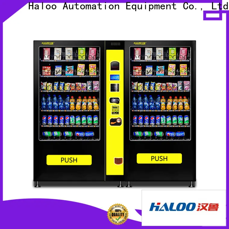Haloo convenient combo vending machines manufacturer for drink 1