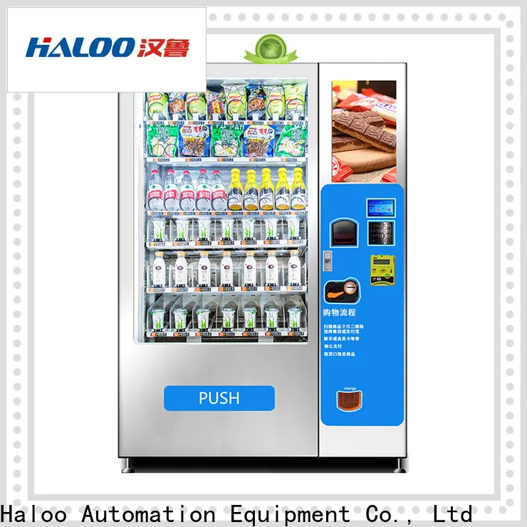 HALOO-DLE-10C+CRE-4A-006 Sex product condom automatic vending machine with 21.5inches ads touch screen151 1