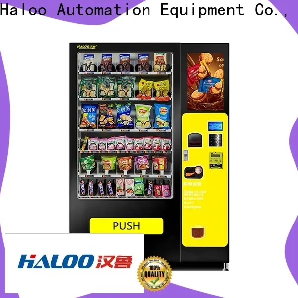 HALOO-DLE-10C+CRE-4A-006 Sex product condom automatic vending machine with 21.5inches ads touch screen153 1