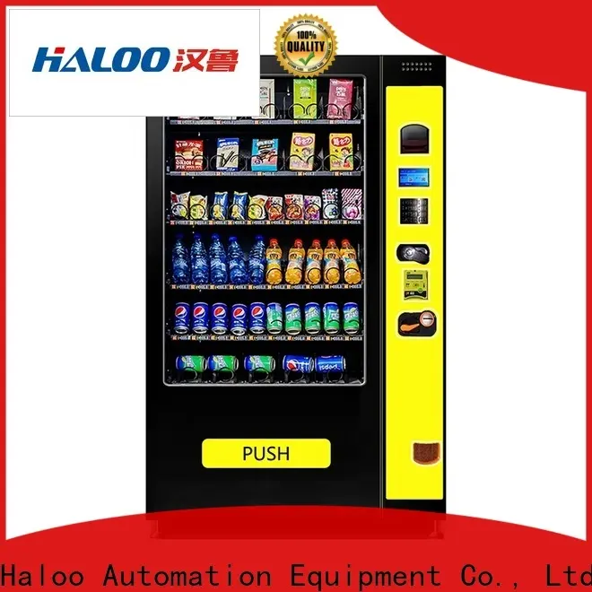Haloo vending machine with elevator supplier for drink 1
