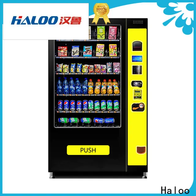 Haloo convenient vending machine with elevator supplier for food 1