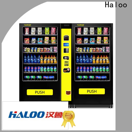 Haloo high quality combo vending machines factory for food 1