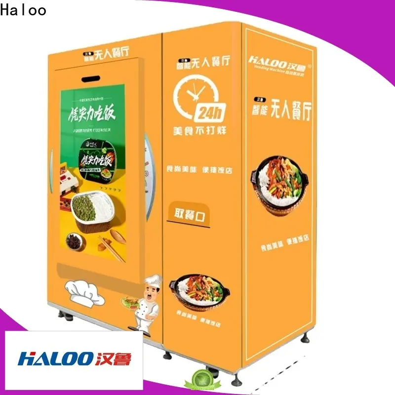 Haloo vending machine with elevator factory for drink 1