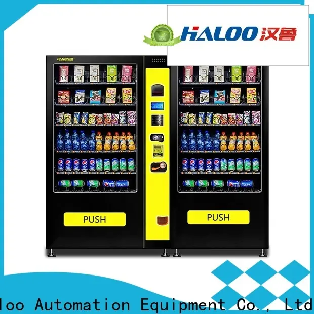 Haloo combination vending machines supplier for drink 1