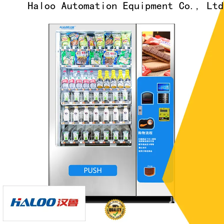 HALOO-DLE-10C+CRE-4A-006 Sex product condom automatic vending machine with 21.5inches ads touch screen155 1
