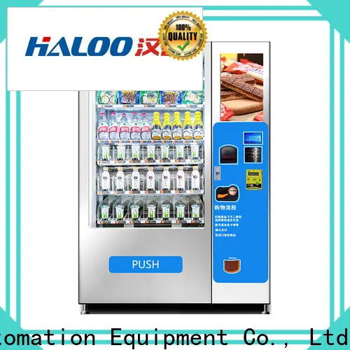 HALOO-DLE-10C+CRE-4A-006 Sex product condom automatic vending machine with 21.5inches ads touch screen156 1