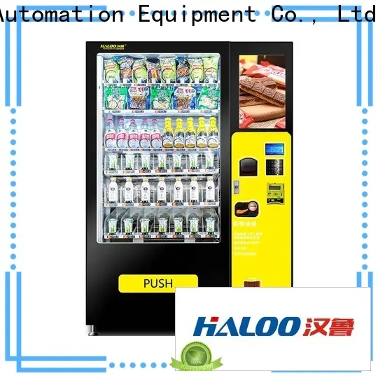 HALOO-DLE-10C+CRE-4A-006 Sex product condom automatic vending machine with 21.5inches ads touch screen157 1