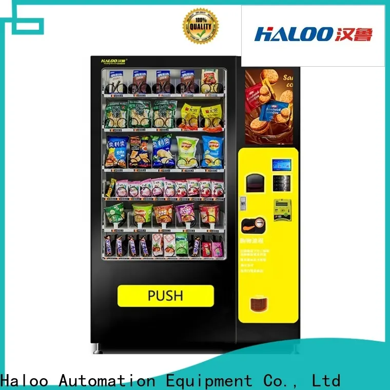 HALOO-DLE-10C+CRE-4A-006 Sex product condom automatic vending machine with 21.5inches ads touch screen158 1