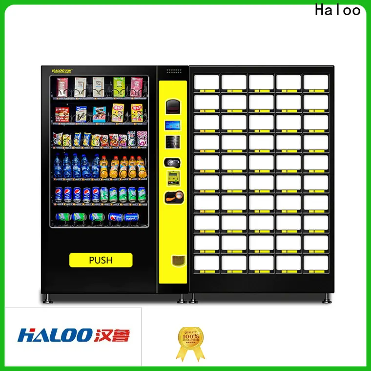HALOO-DLE-10C+CRE-4A-006 Sex product condom automatic vending machine with 21.5inches ads touch screen160 1