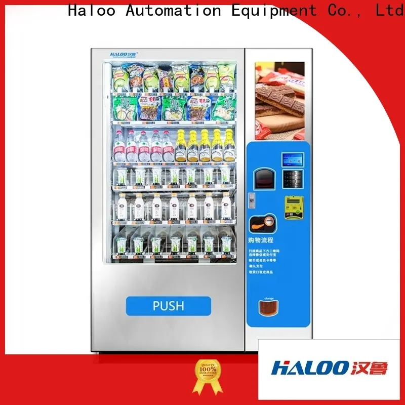Haloo smart coffee vending machine supplier for snack 1