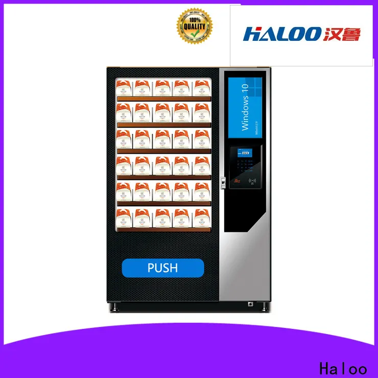 HALOO-DLE-10C+CRE-4A-006 Sex product condom automatic vending machine with 21.5inches ads touch screen163 1