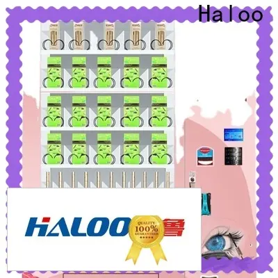 HALOO-DLE-10C+CRE-4A-006 Sex product condom automatic vending machine with 21.5inches ads touch screen162 1