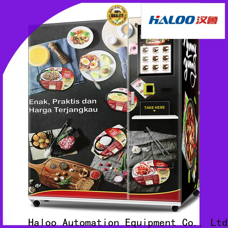 Haloo high capacity hot chips vending machine supplier for food 1