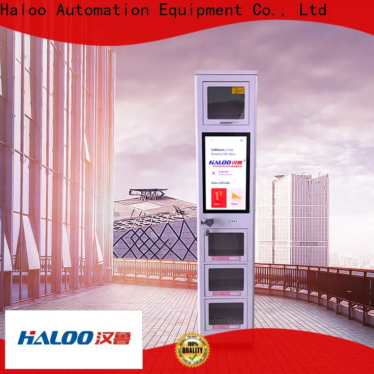 Haloo robotic vending machine design for lucky box gift 1