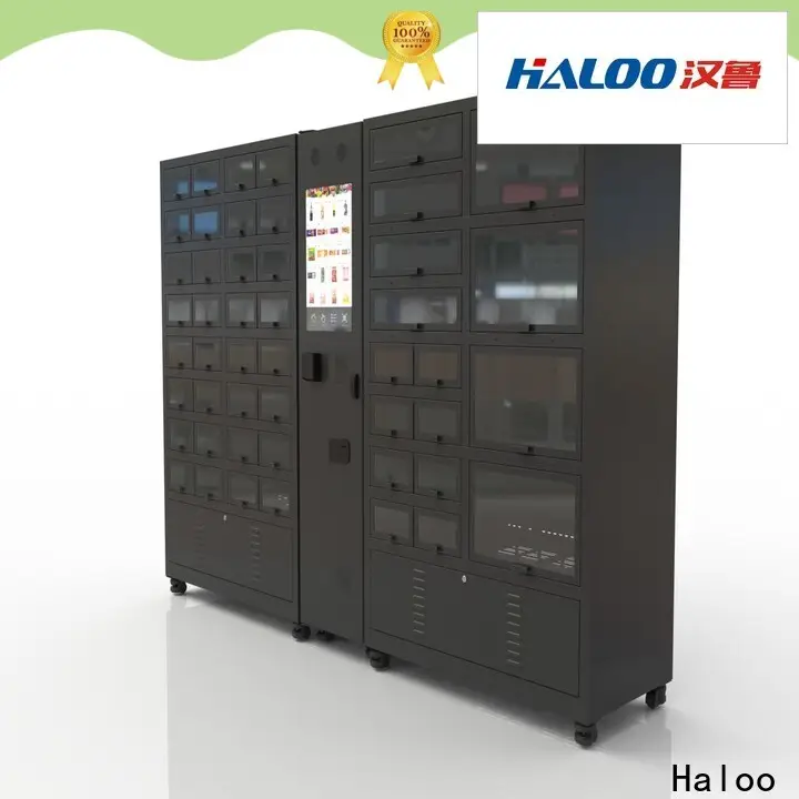 Haloo touch screen combination vending machines supplier for food 1