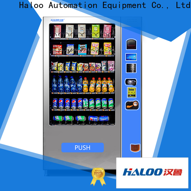 Convenient Vending Machine With Elevator Supplier Outdoor Haloo