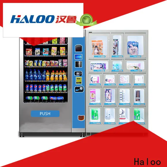 Haloo high quality locker vending machines manufacturer for food 1