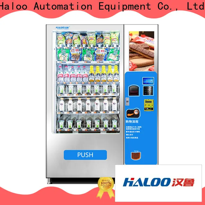 HALOO-DLE-10C+CRE-4A-006 Sex product condom automatic vending machine with 21.5inches ads touch screen168 1