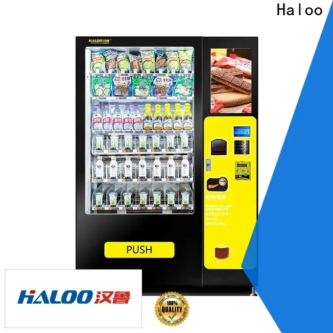 HALOO-DLE-10C+CRE-4A-006 Sex product condom automatic vending machine with 21.5inches ads touch screen172 1