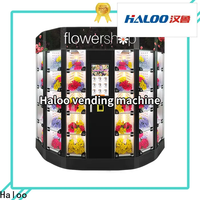 Haloo flower bouquet vending machine factory for shopping mall 1