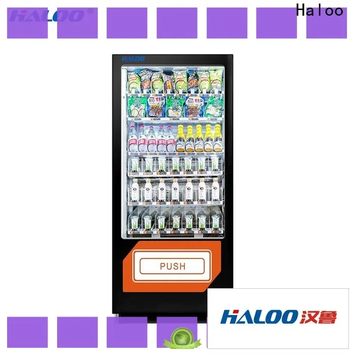 Haloo touch screen locker vending machines factory for food 1