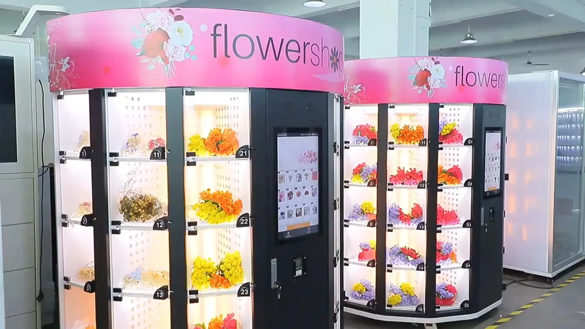 HALOO Smart Flower Vending Machine Cooling Locker With Humidifier 1