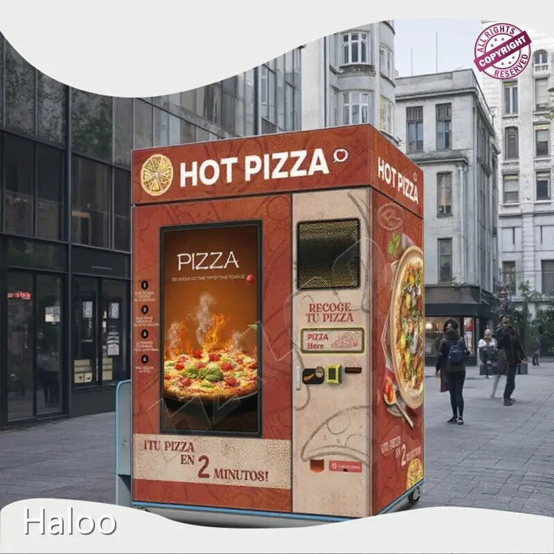 For Outdoor Pizza Vending Machine Metal Plate by Haloo 1