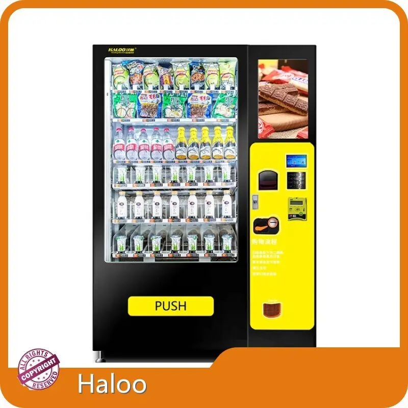 For Outdoor Hot Food Vending Machine for Sale by Haloo 1