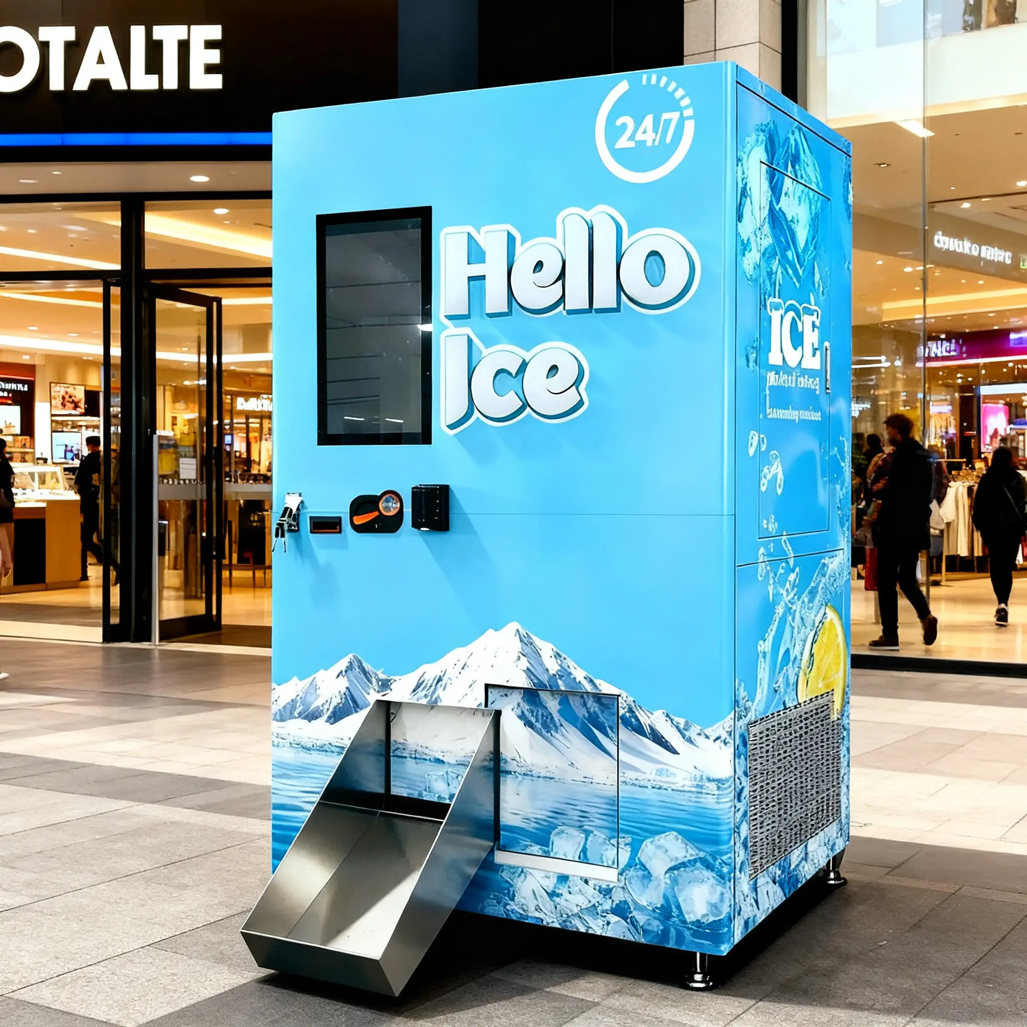 Fine Quality Self Vending Ice Machines Factory for Parks 3