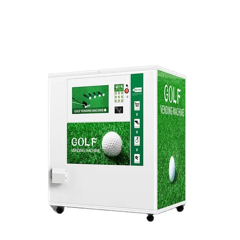 Halo 24-hour self-service outdoor golf vending machine with 10000 large capacity automatic serve and 7-inch high-definition touch screen 1