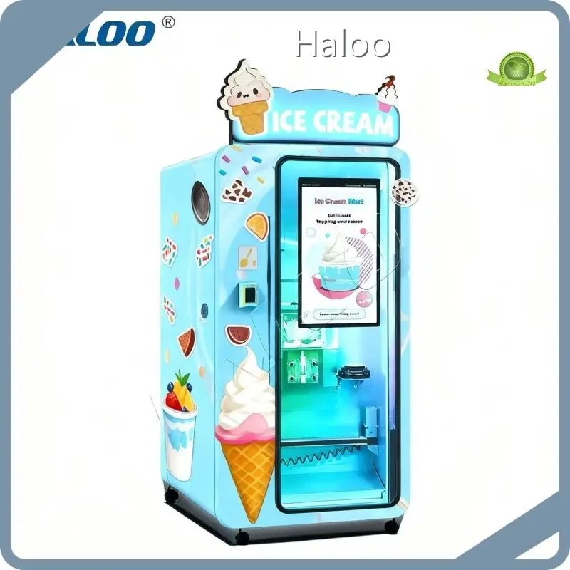 Ice and Water Vending Machine for Sale by Haloo 1