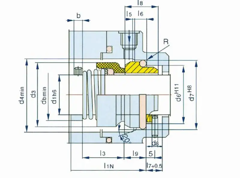 Lepu popular eagleburgmann seals supplier high temperature 7
