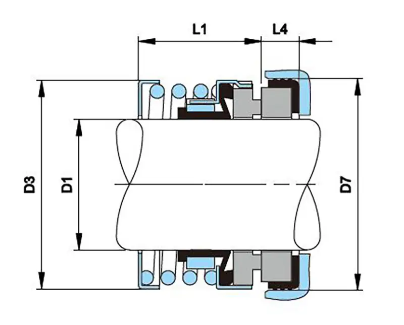 Breathable burgmann seals bellows supplier high pressure 8