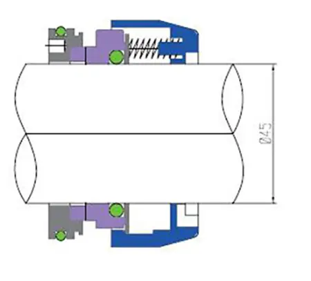 Lepu fsg Mechanical Seal for Flygt Pump free sample for short shaft overhang 6
