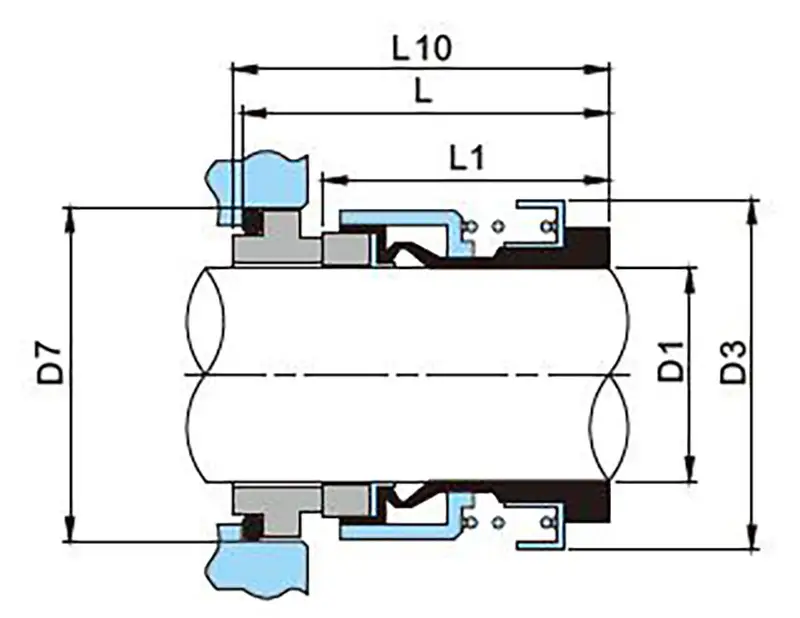 durable grundfos shaft seal kit series supplier for sealing frame 7